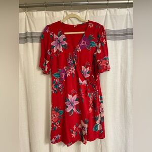 Old navy floral wrap dress